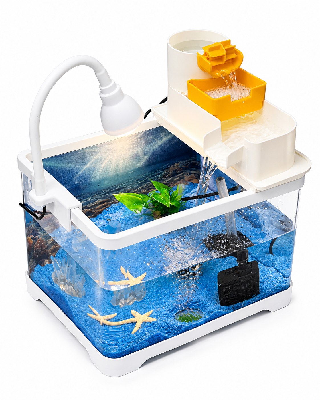 Mini Aquarium Fish Box With LED Light